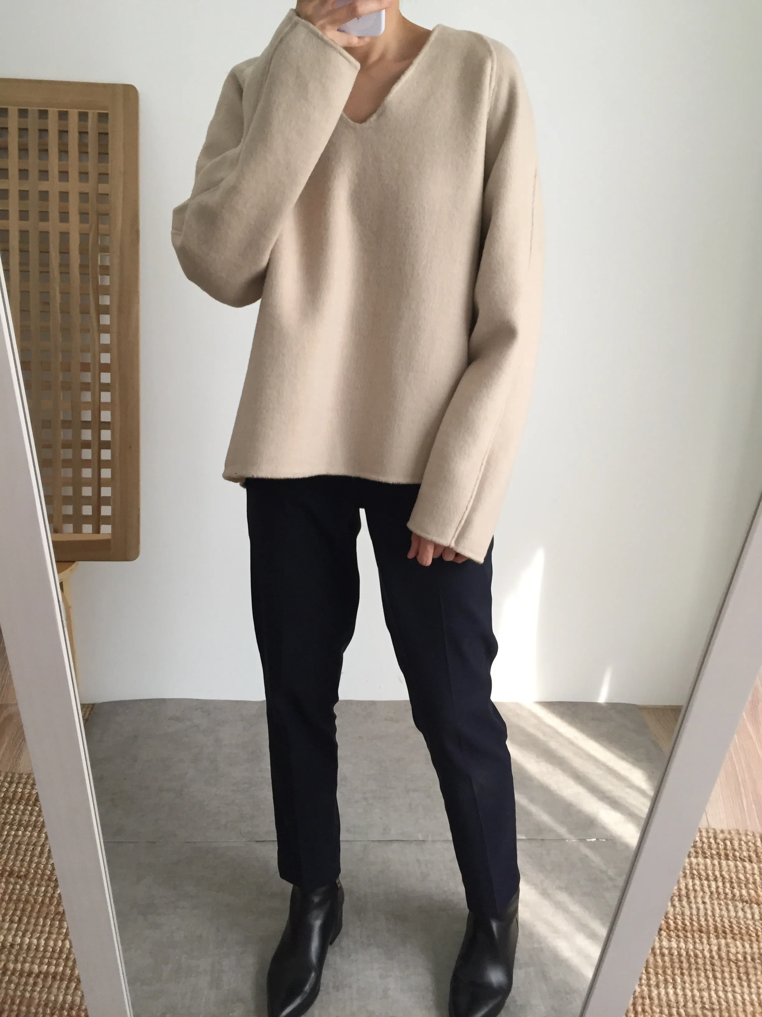 Cecile Sweater {100% handsewn,reversible}