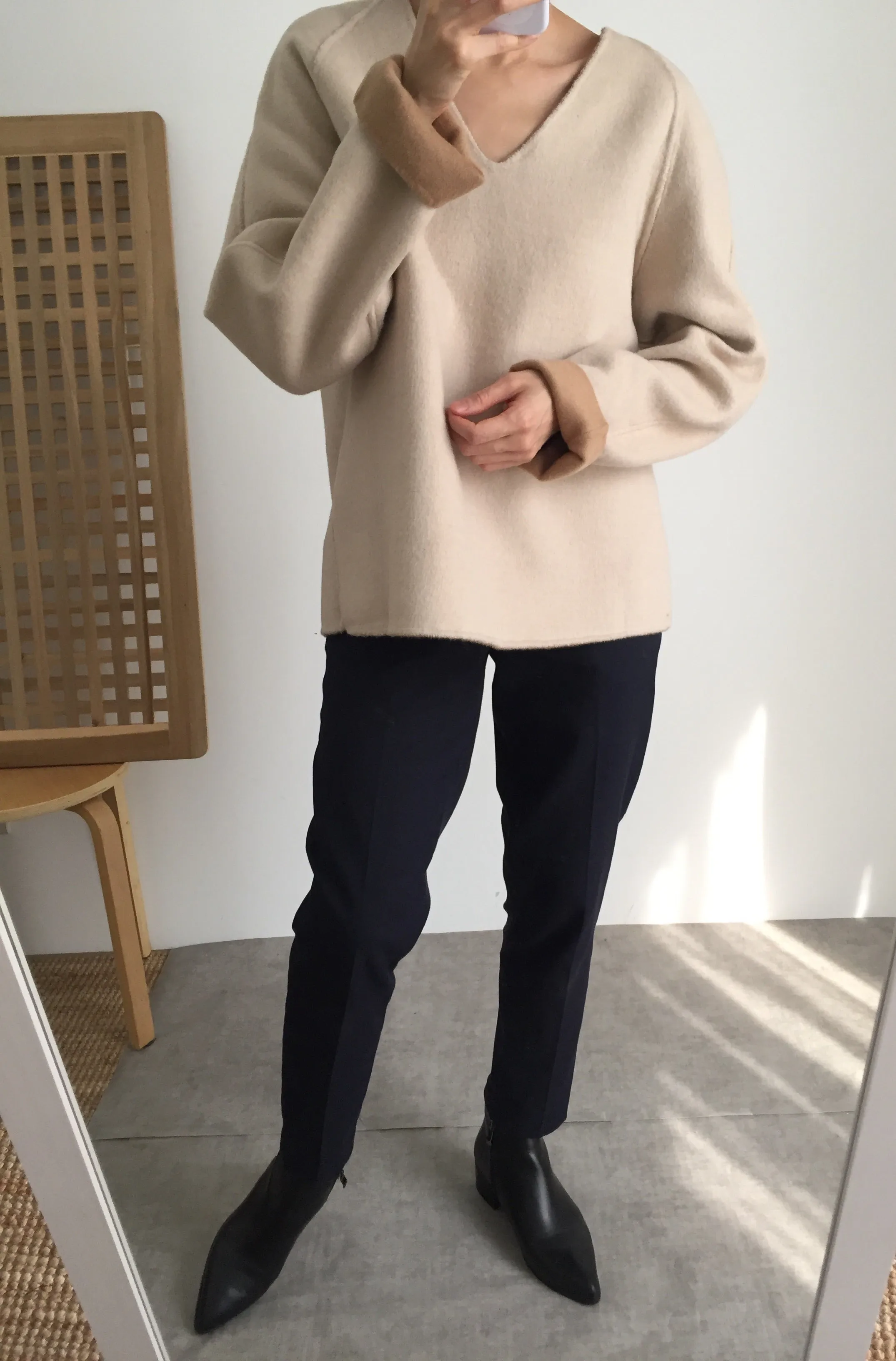 Cecile Sweater {100% handsewn,reversible}