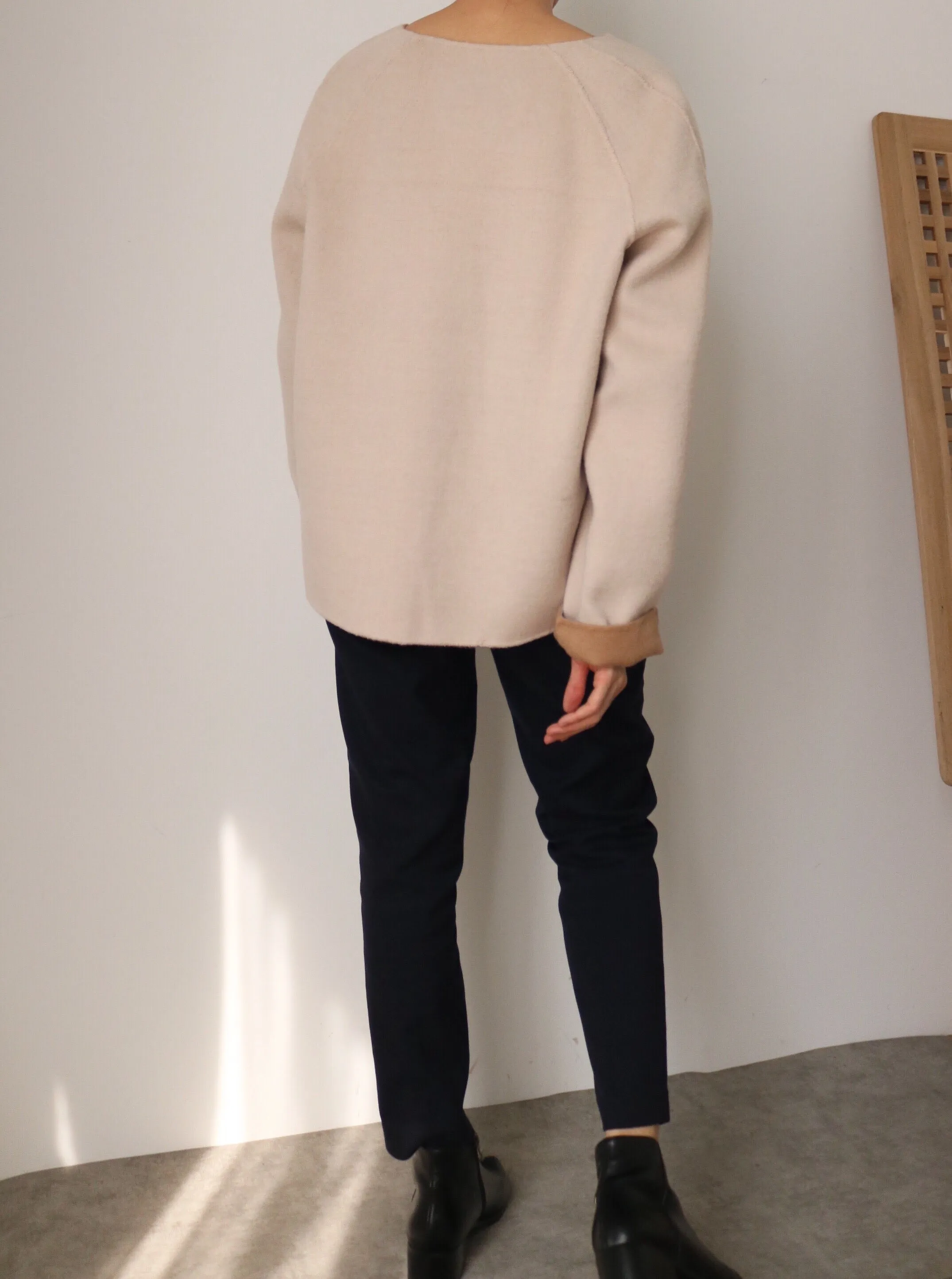 Cecile Sweater {100% handsewn,reversible}
