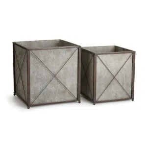Cedar Ridge Cachepots, Set Of 2