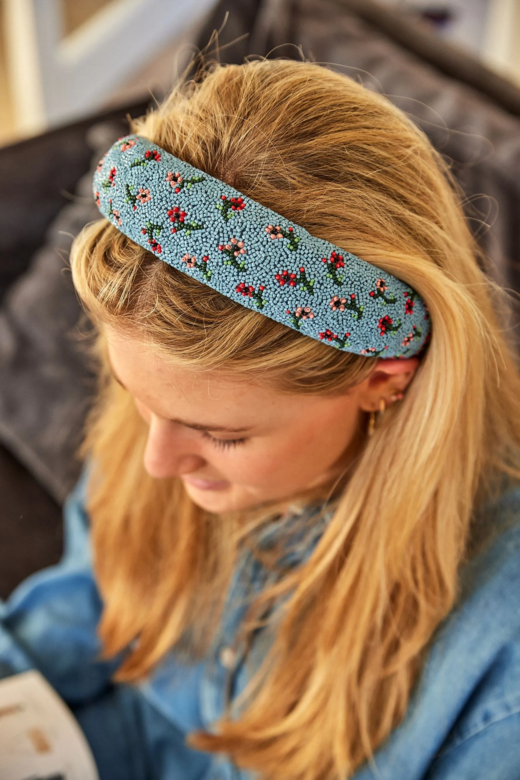 Celestes Beaded Hairbrace