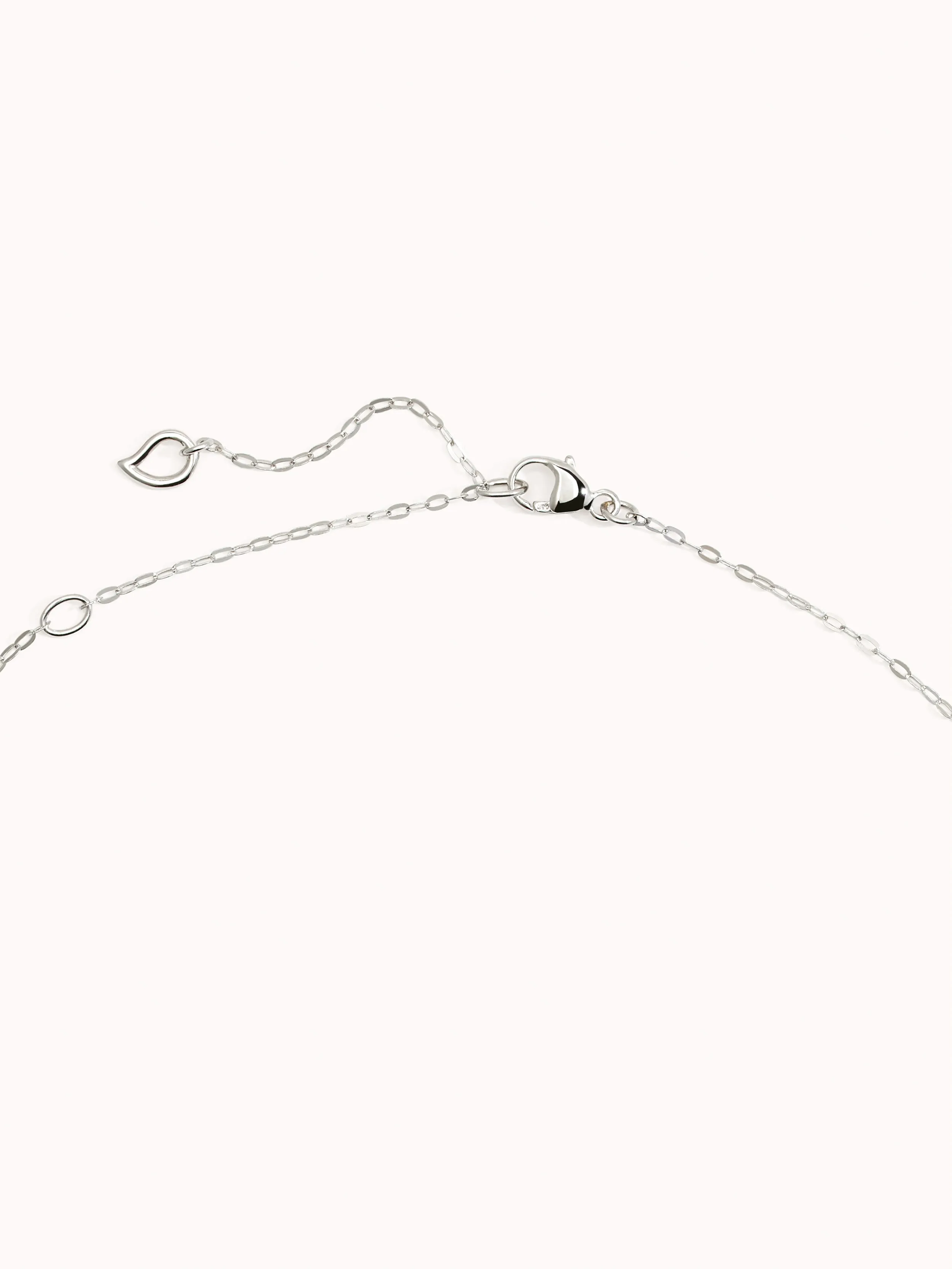 Chain SPARKLE Drop Diamond Pavé, 1,0 mm, 45 cm with Diamond Pavé