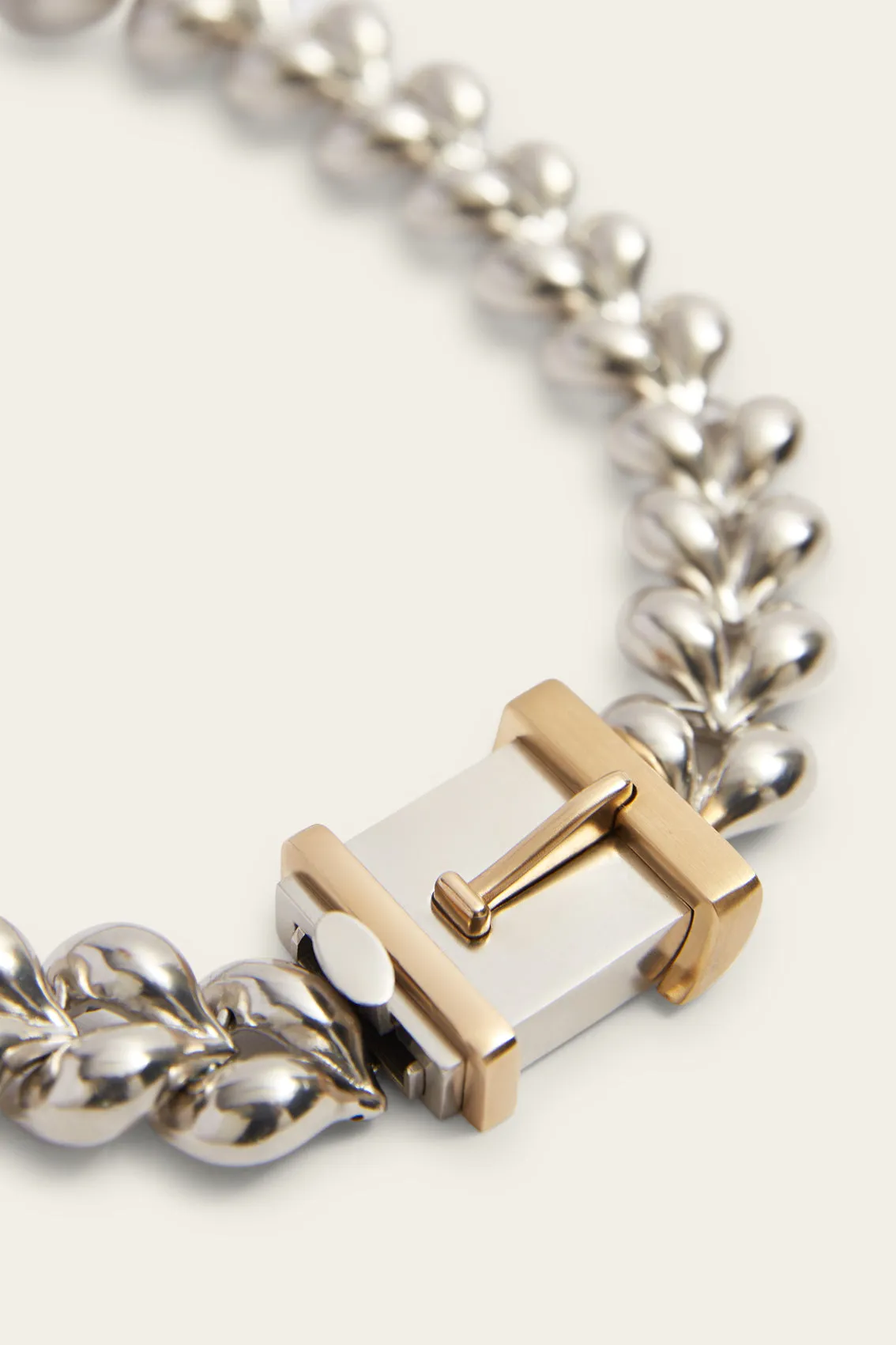 CHAIN WREATH CHOKER NECKLACE