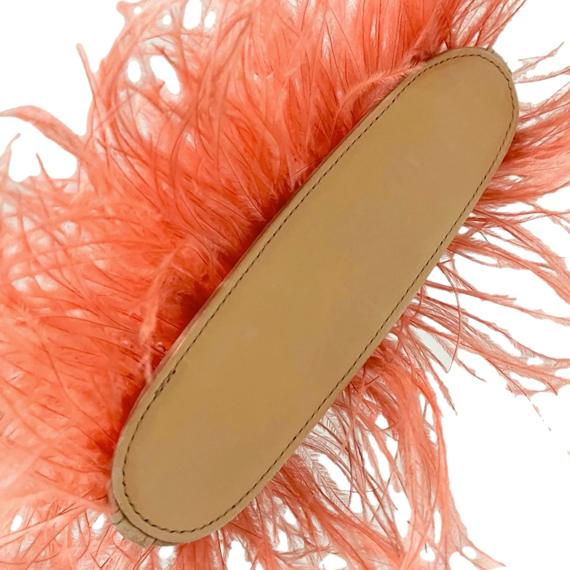Chanel Pink Feather Mini Chain Bag