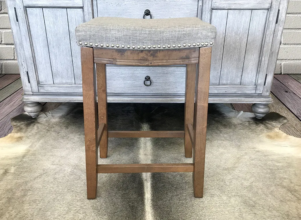 Charcoal Modern Wooden Stool