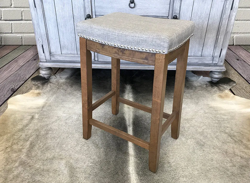 Charcoal Modern Wooden Stool