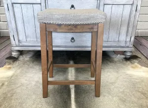 Charcoal Modern Wooden Stool