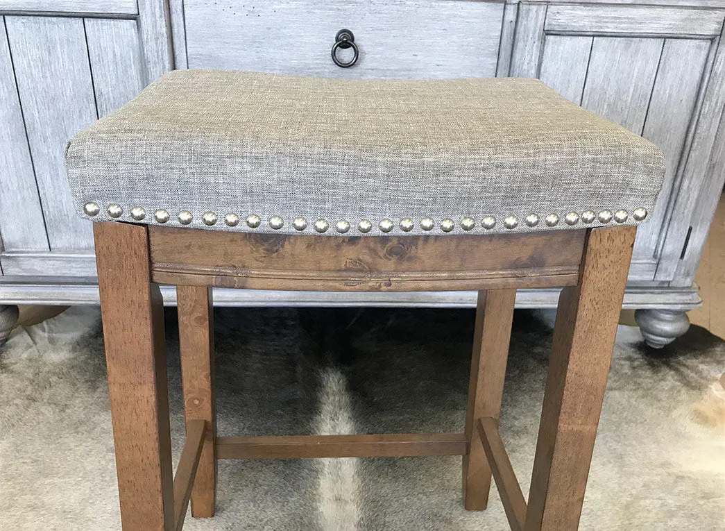 Charcoal Modern Wooden Stool