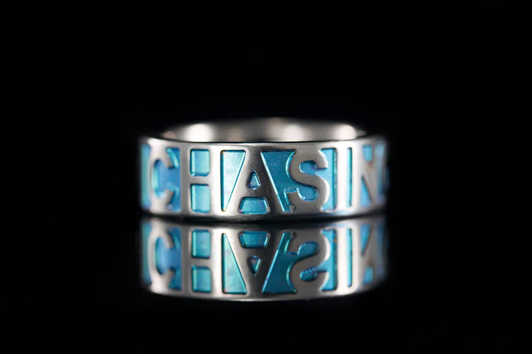 CHASING VICTORY TITANIUM RING WITH DIAMOND