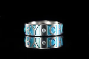 CHASING VICTORY TITANIUM RING WITH DIAMOND
