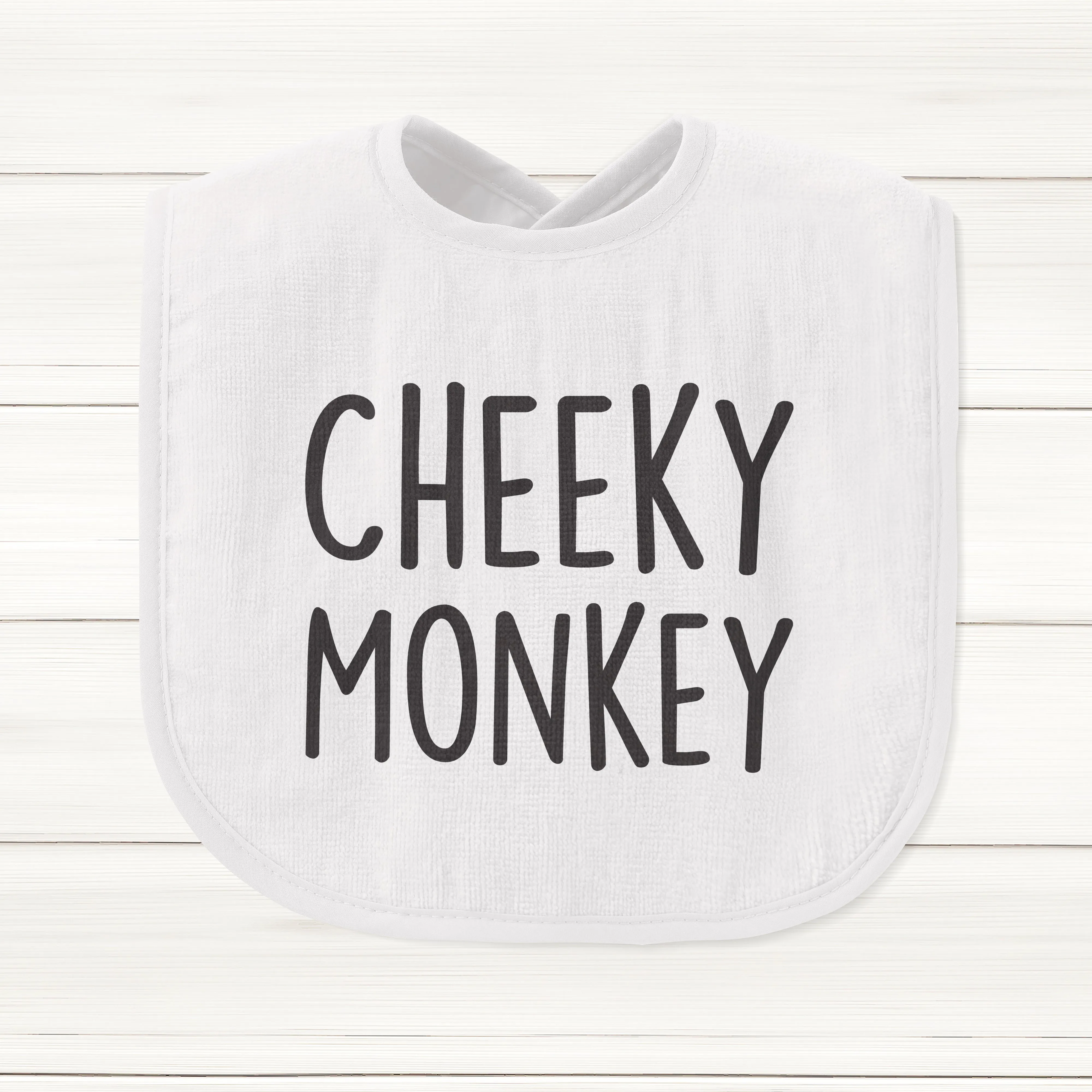 Cheeky Monkey Baby Bib