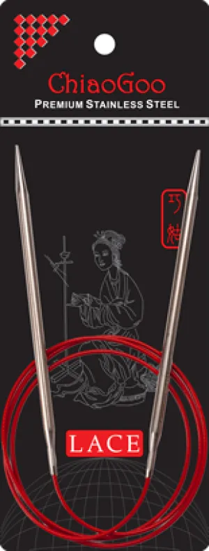 ChiaoGoo Red Lace Circular Needle - 000 and 00