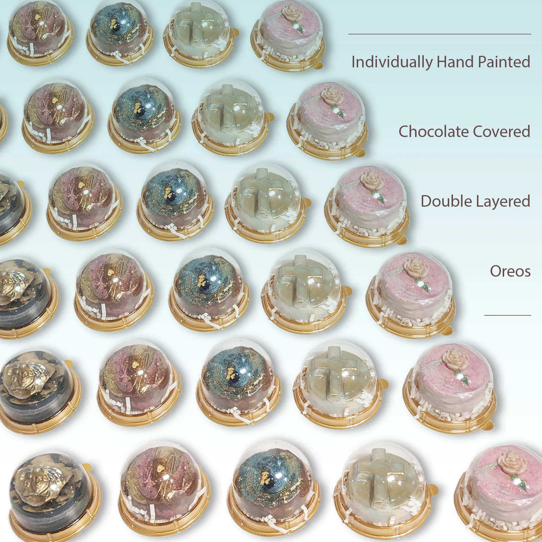 CHOCOLATE COVERED DOUBLE OREOS