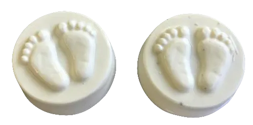 Chocolate Covered Oreo Baby Footprints