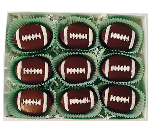 Chocolate Covered Oreo Footballs