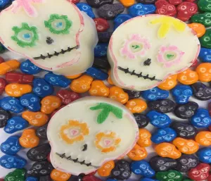 Chocolate Covered Oreo Mini Skulls