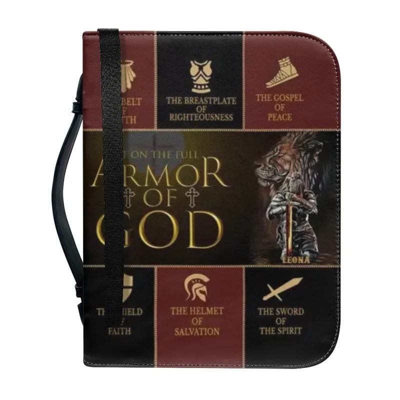 CHRISTIANARTBAG - Armor Of God Bible Cover - Personalized Bible Cover - Bible Cover For Women - CABBBCV01070324.