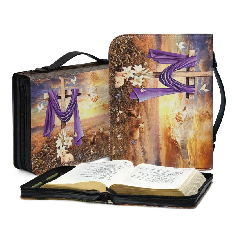 Christianartbag Bible Cover, Be Still and Know That I Am God Bible Cover, Personalized Bible Cover, Warrior of God Bible Cover, Christian Gifts, CAB01100124.