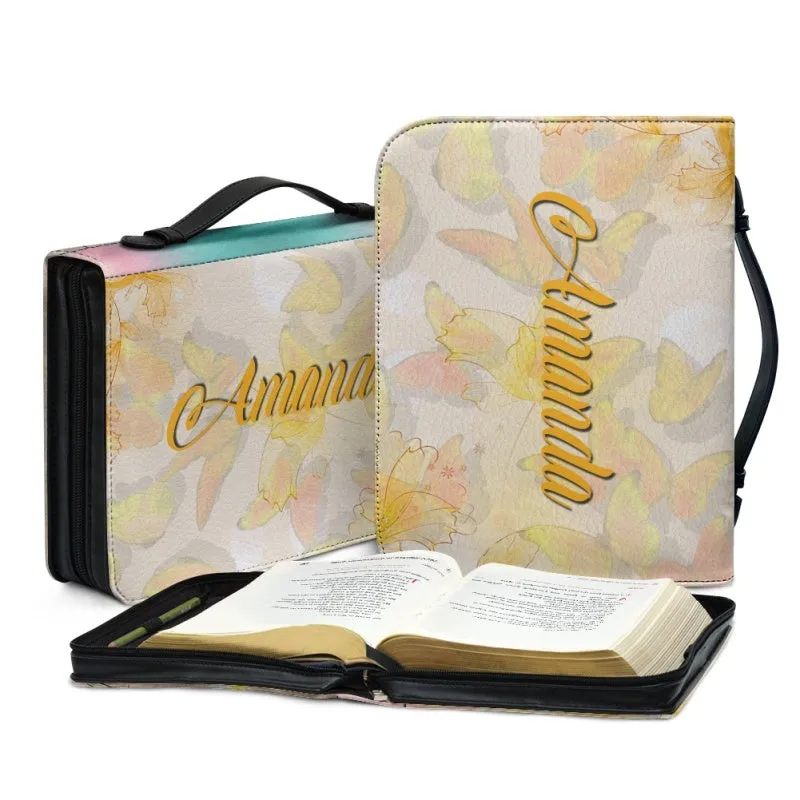 Christianartbag Bible Cover, To My Daughter From Mom Bible Cover, Personalized Bible Cover, Art Design Bible Cover, Christian Gifts, CAB20071223.