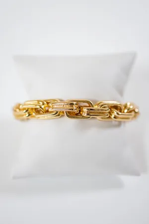 Chunky Chain Linked Bracelet, VARIOUS