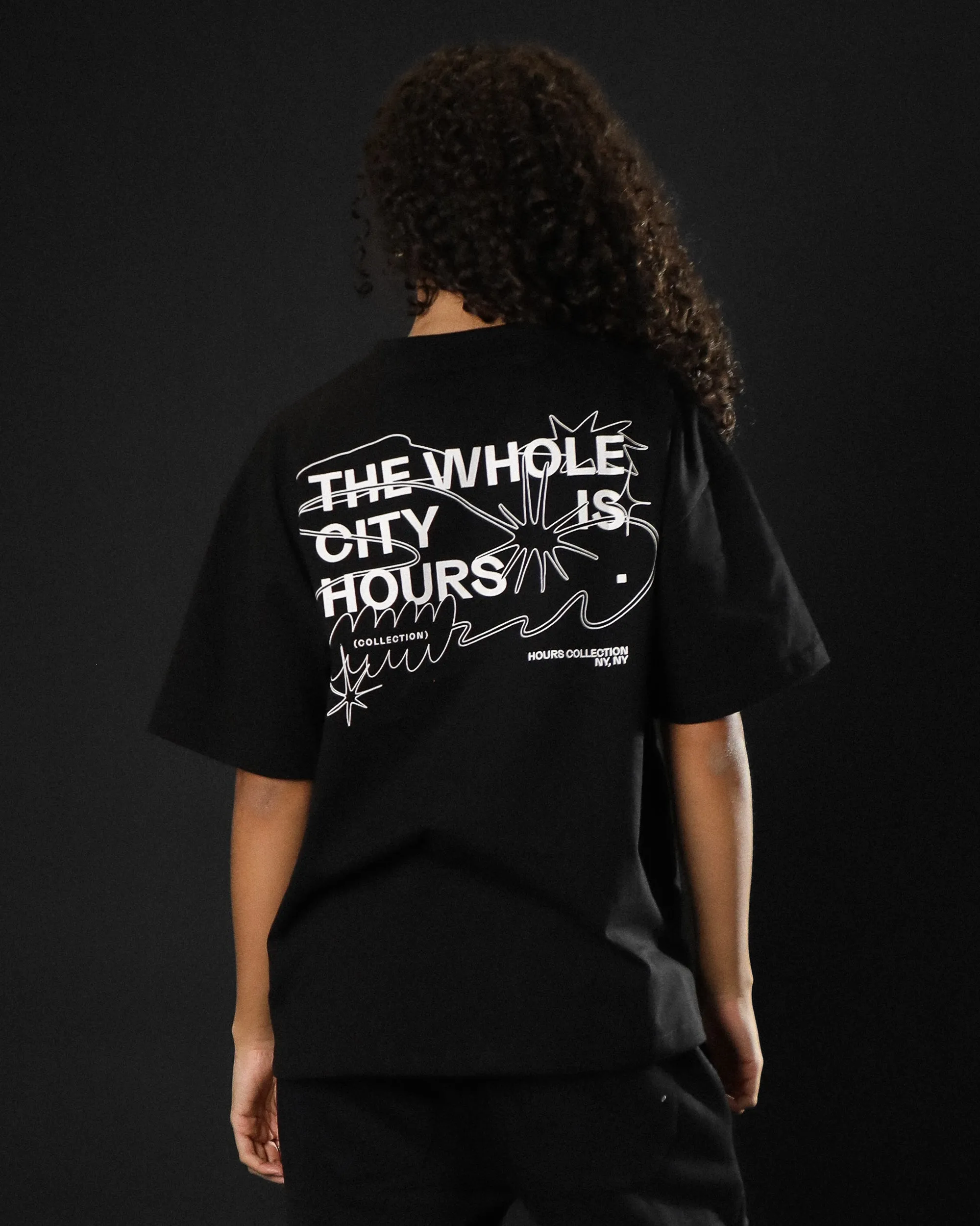 City is Hours T-Shirt - Black