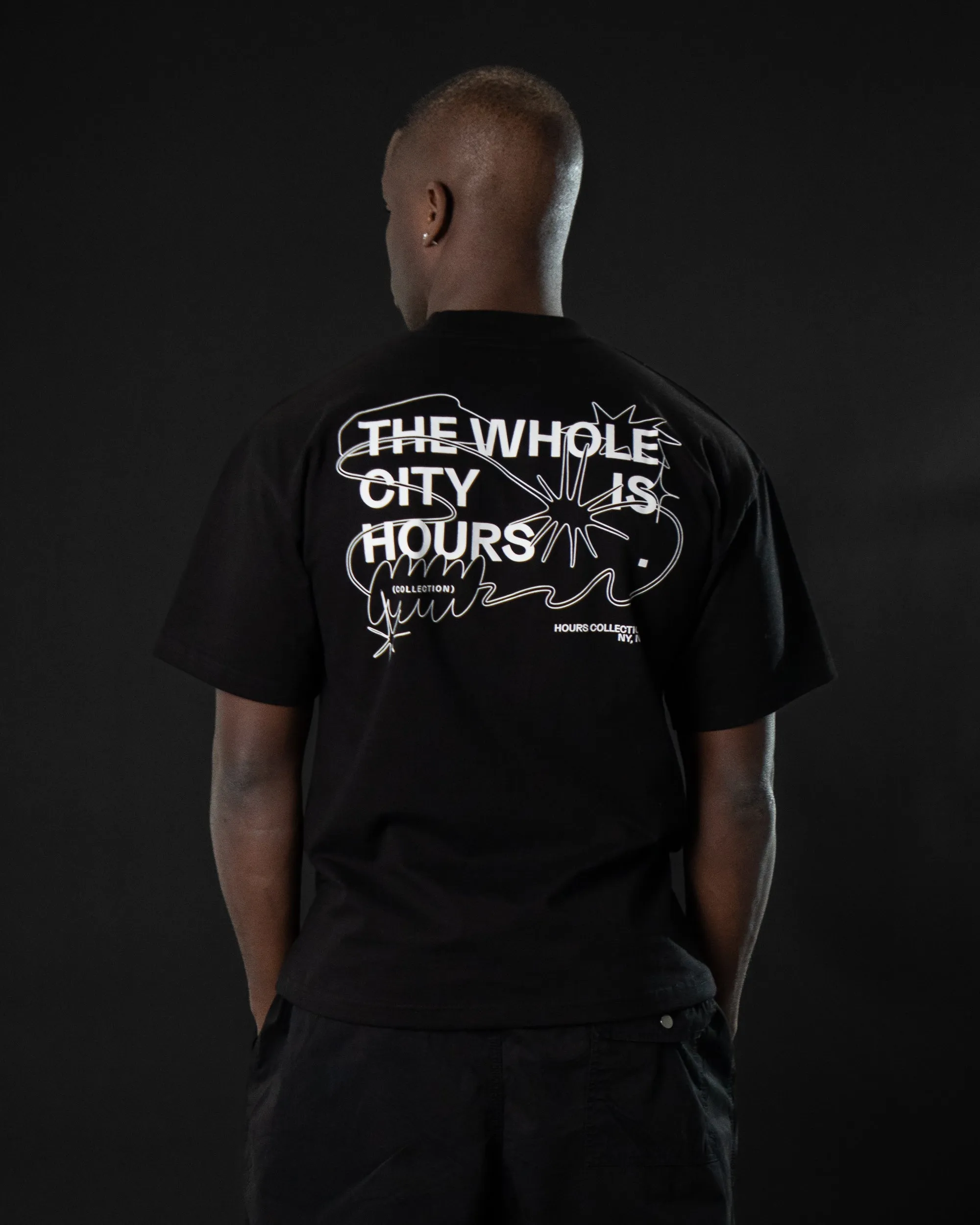 City is Hours T-Shirt - Black