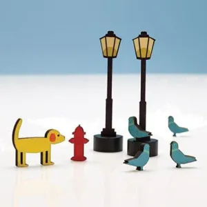 City Scene Urban Desktop Set