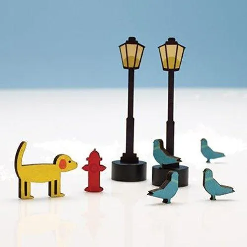 City Scene Urban Desktop Set