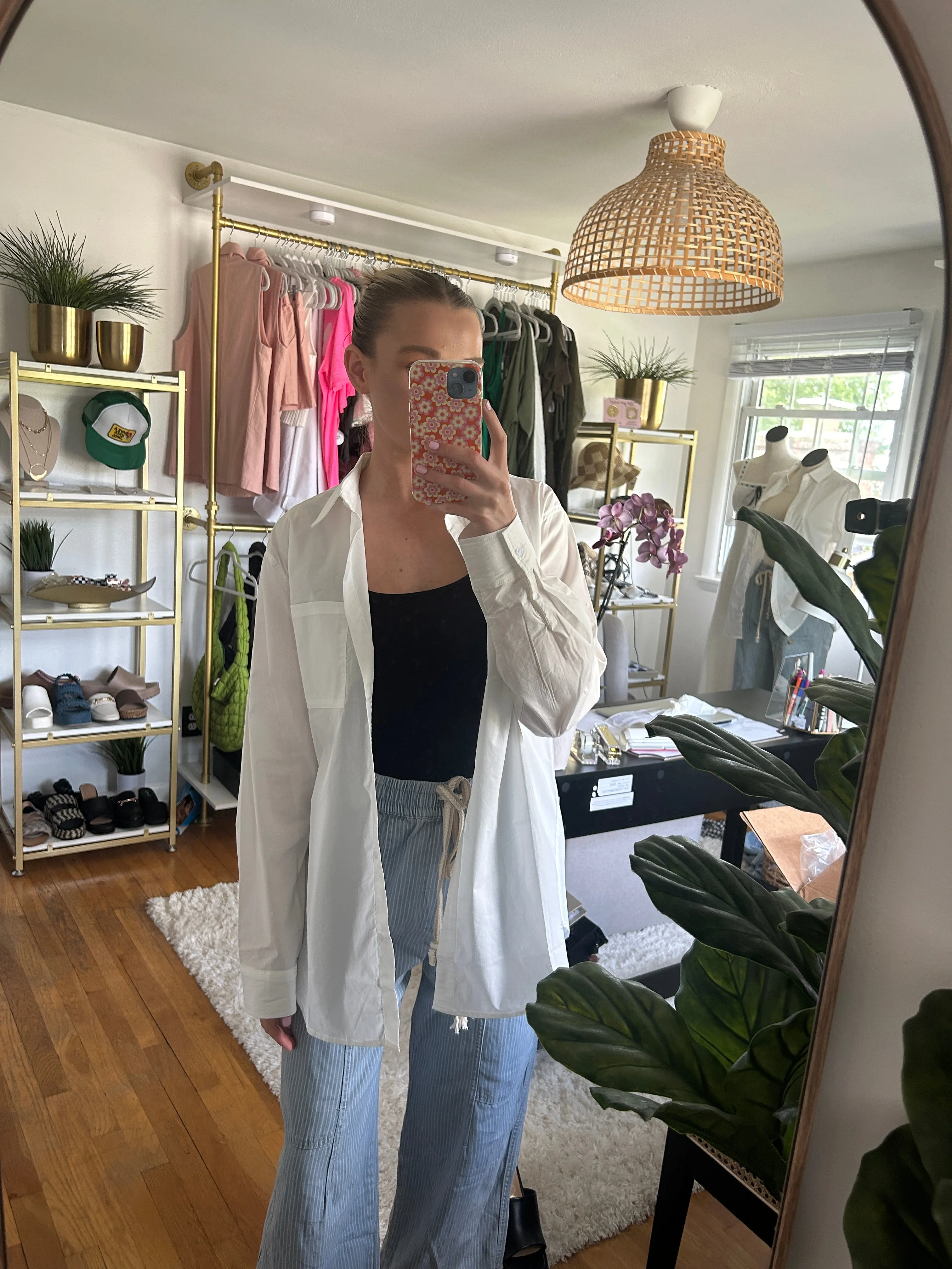 Classic Button Down Shirt-White