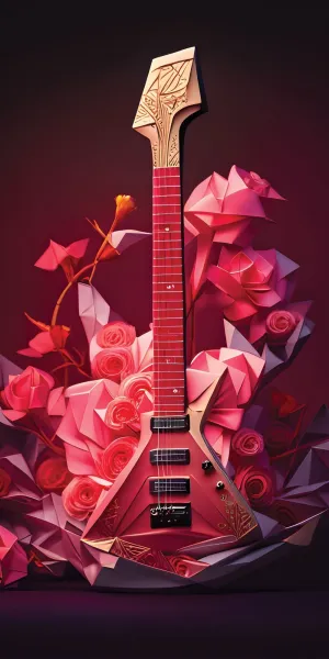 Classy Guitar Acrylic Wall Panels Home Decor Wall Panels 2440mmm x 1220mm