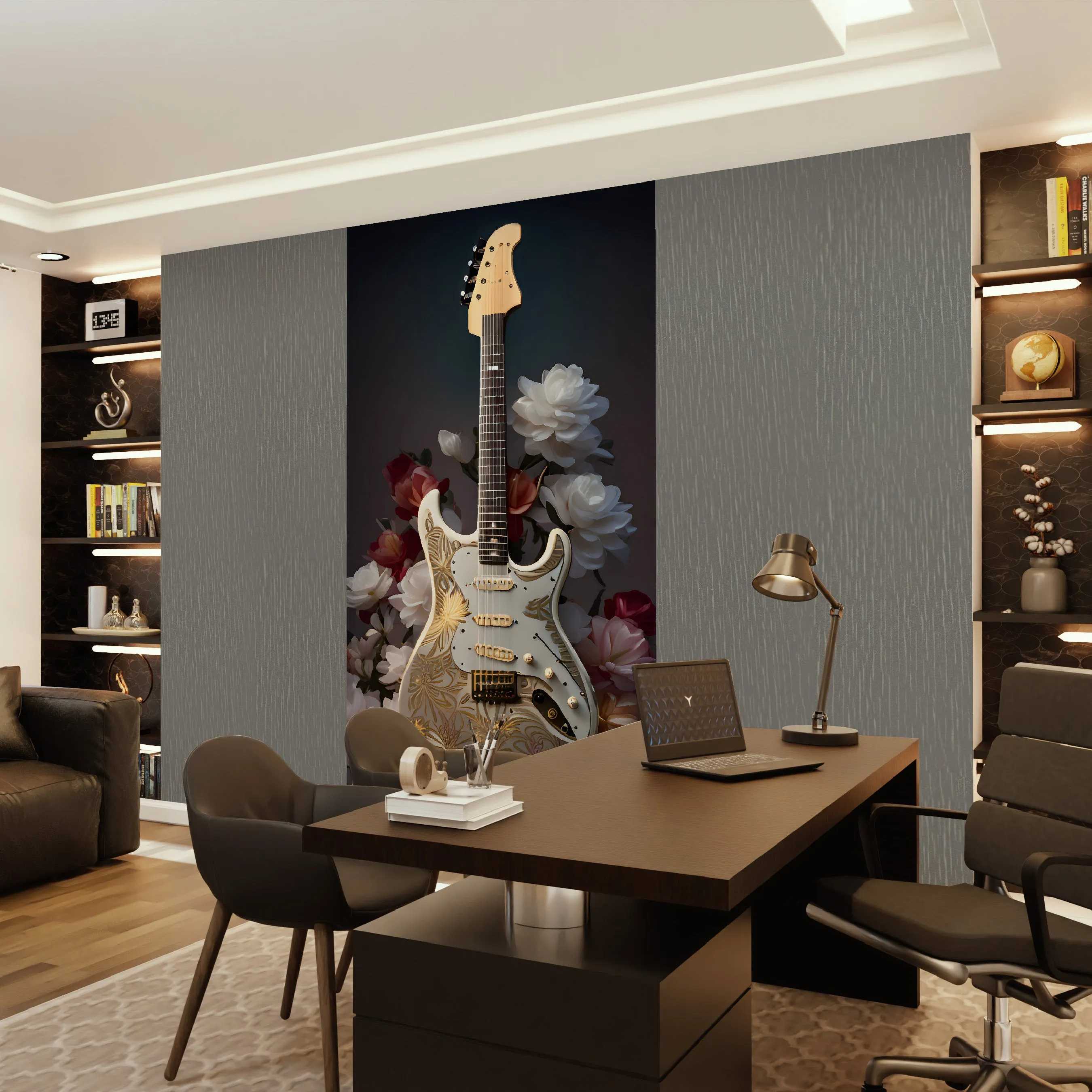 Classy Guitar Acrylic Wall Panels Home Decor Wall Panels 2440mmm x 1220mm
