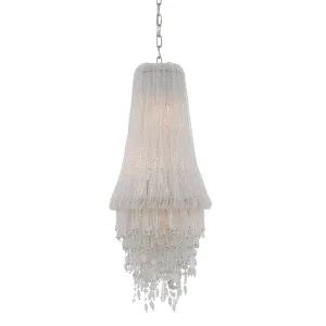 Clear Beaded Chandelier