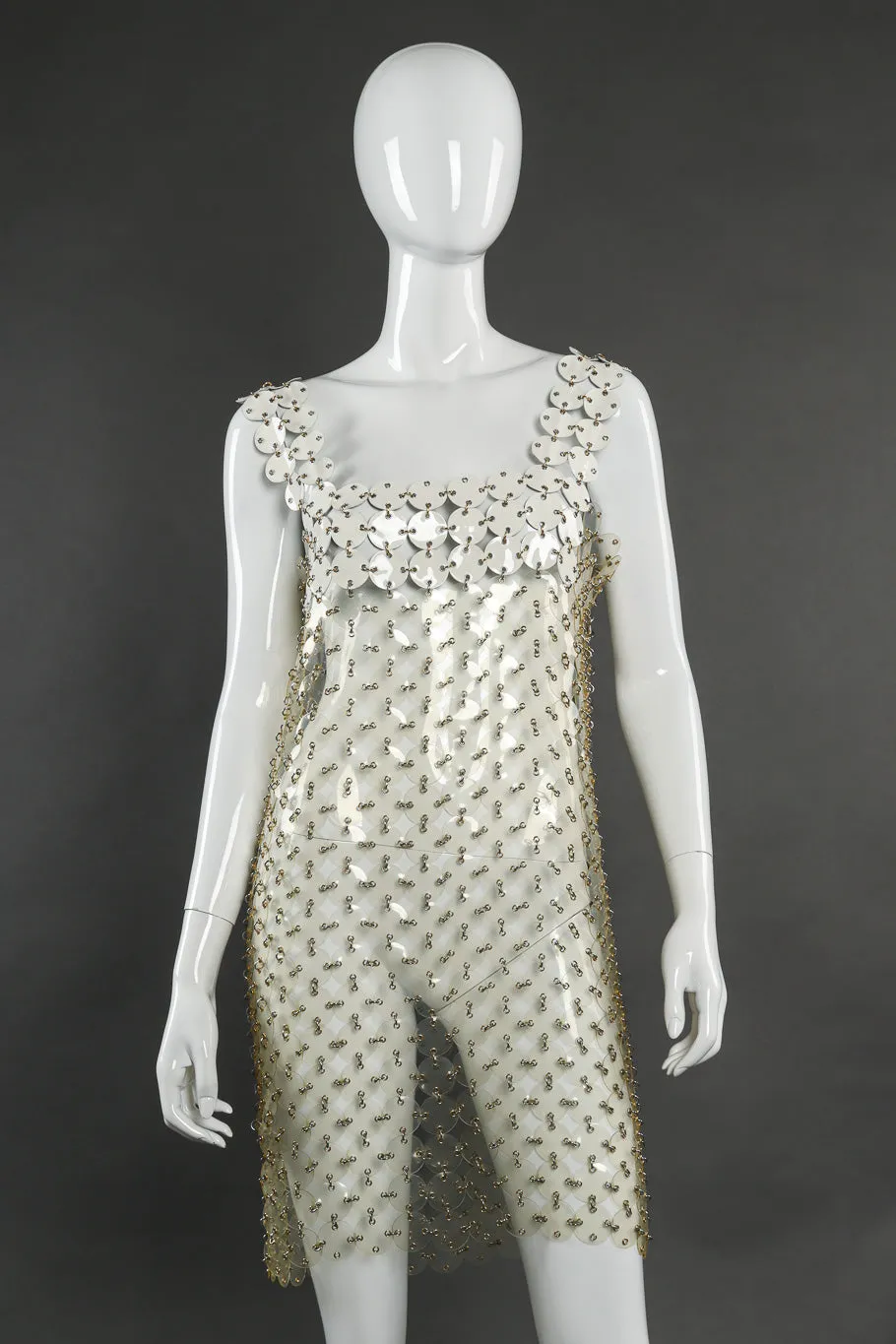 Clear Vinyl Disc Dress