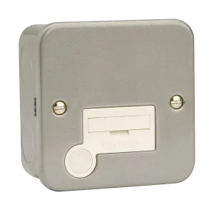 Click CL049 Metal Clad 3A Fused Connection Unit with Optional Flex Outlet