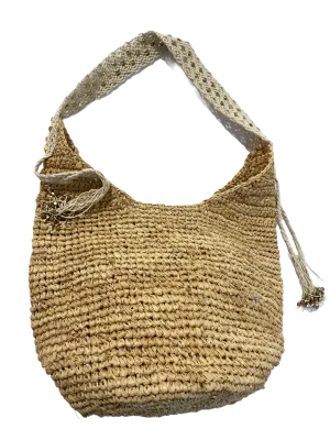 Coachello Natural Crochet Beach Tote Bag