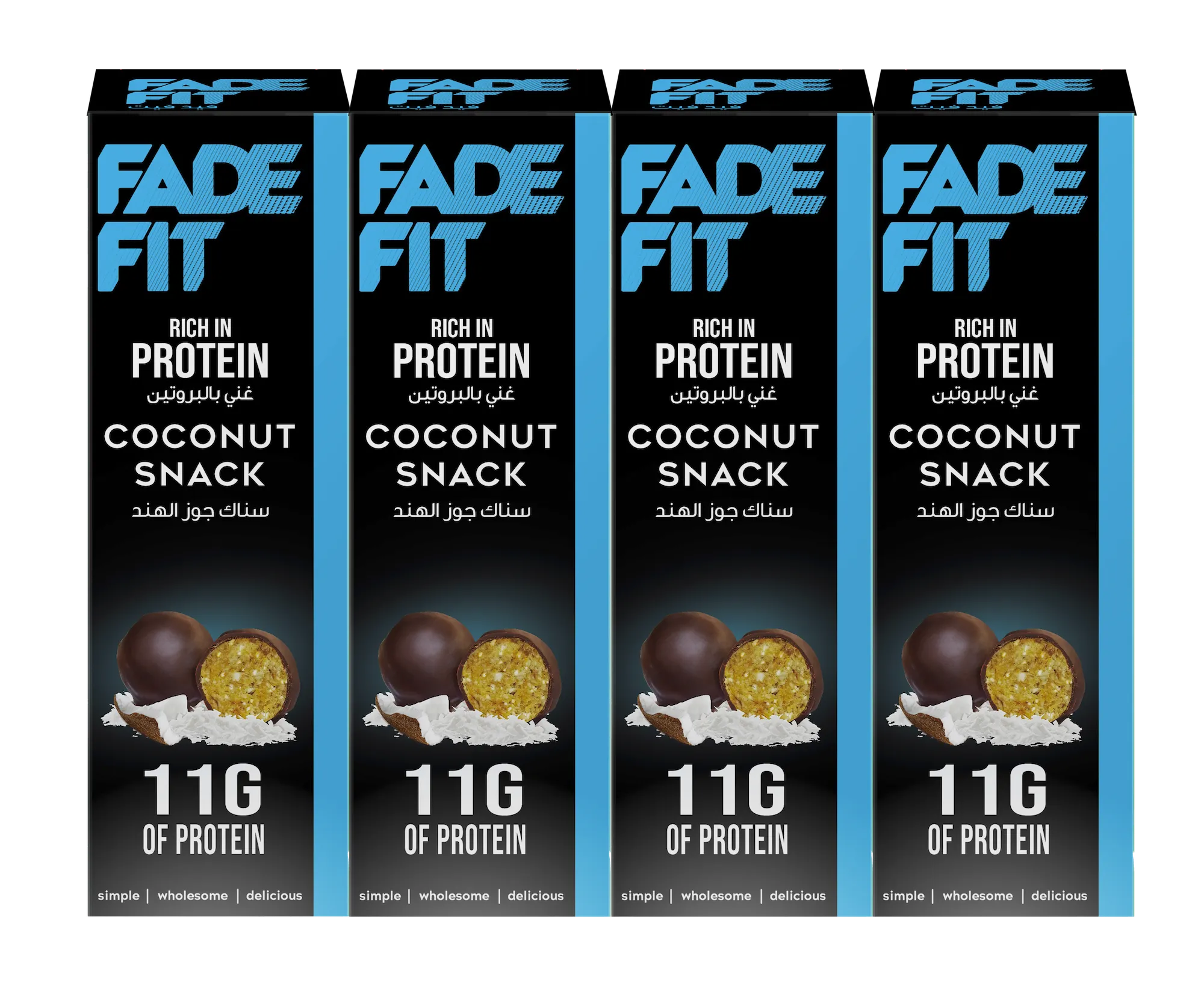 Coconut Protein Balls - 4 x 60g Snack Packs