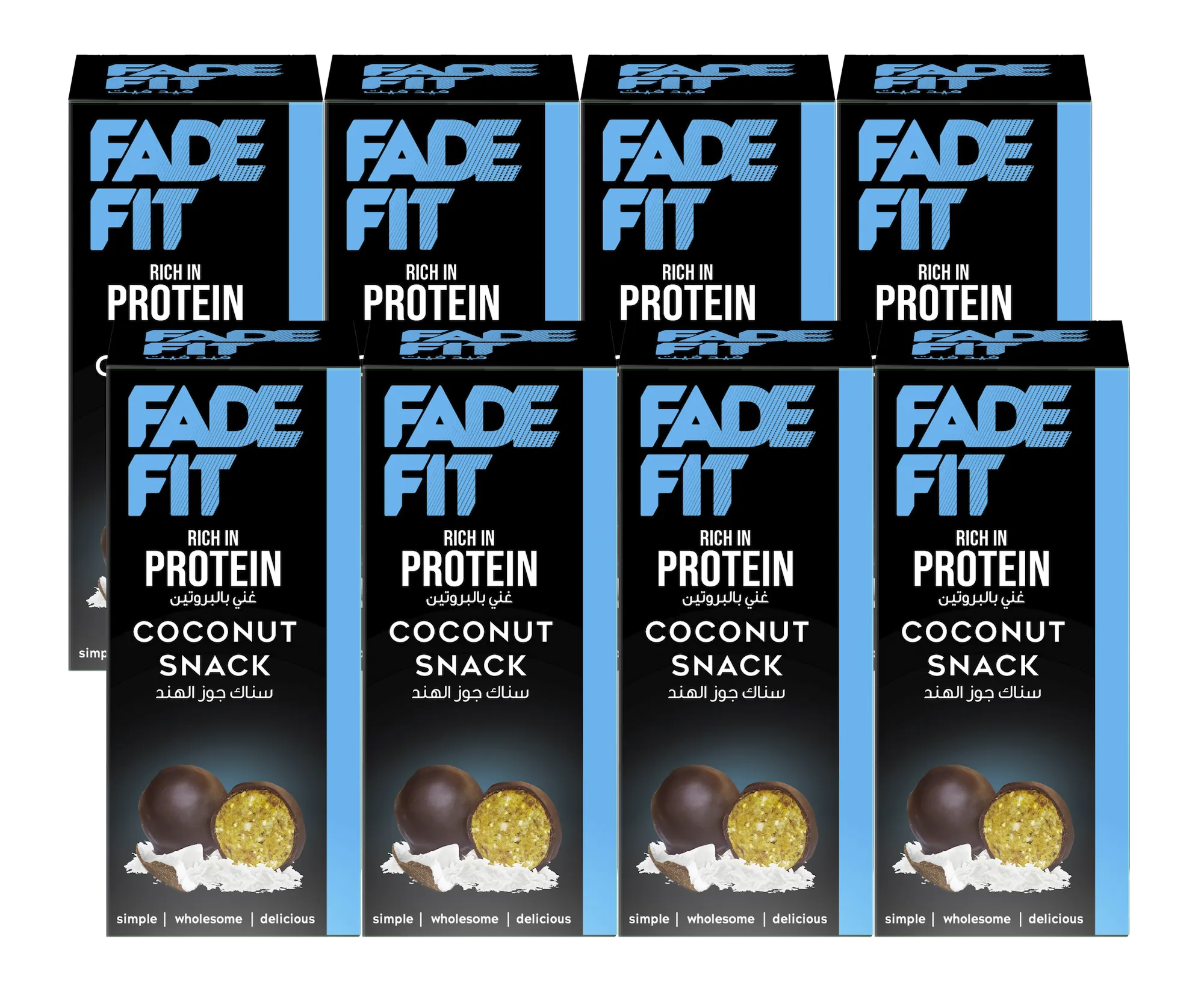 Coconut Protein Balls - 8 x 30g Snack Packs