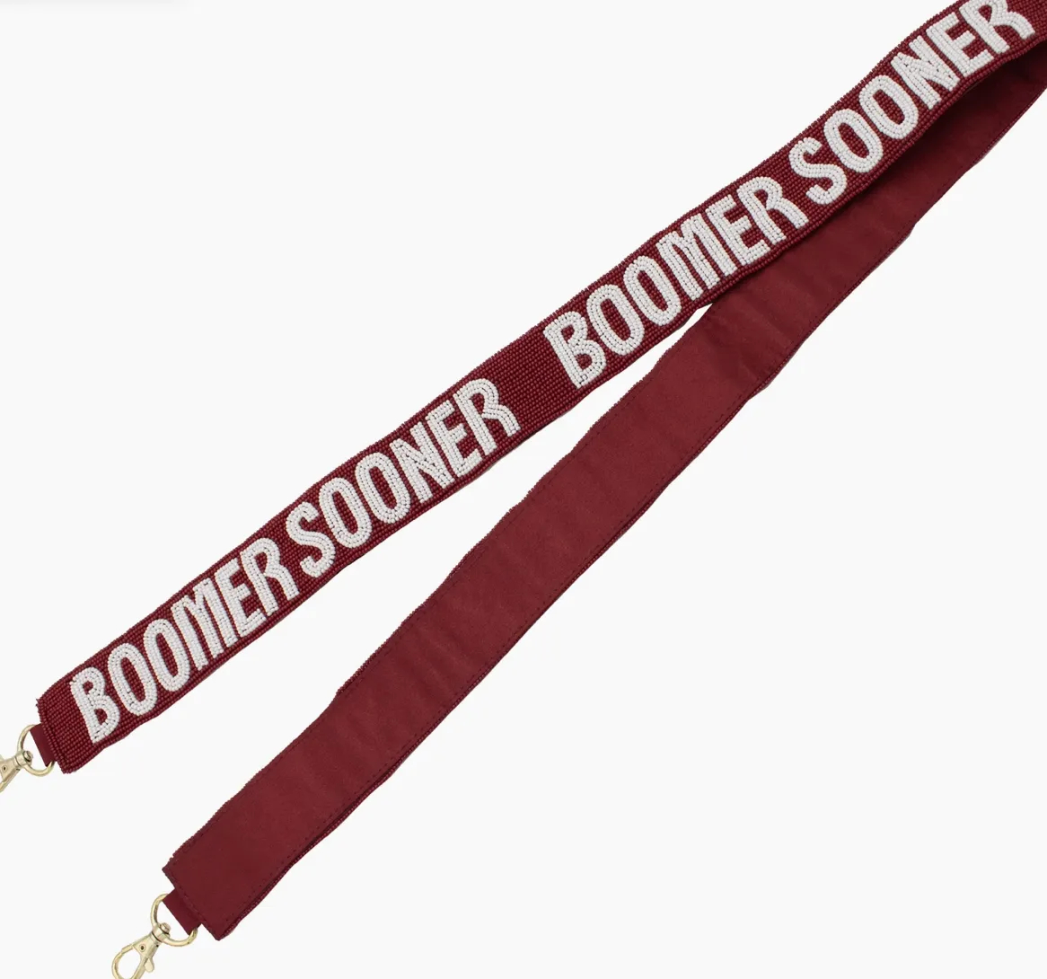 College Beaded Handbag Purse Strap