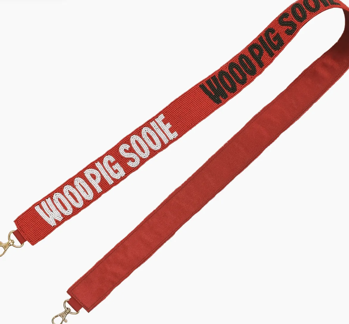 College Beaded Handbag Purse Strap
