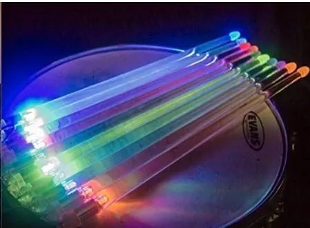 Color Changing Led Light Up Drum Sticks