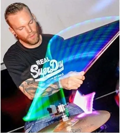 Color Changing Led Light Up Drum Sticks