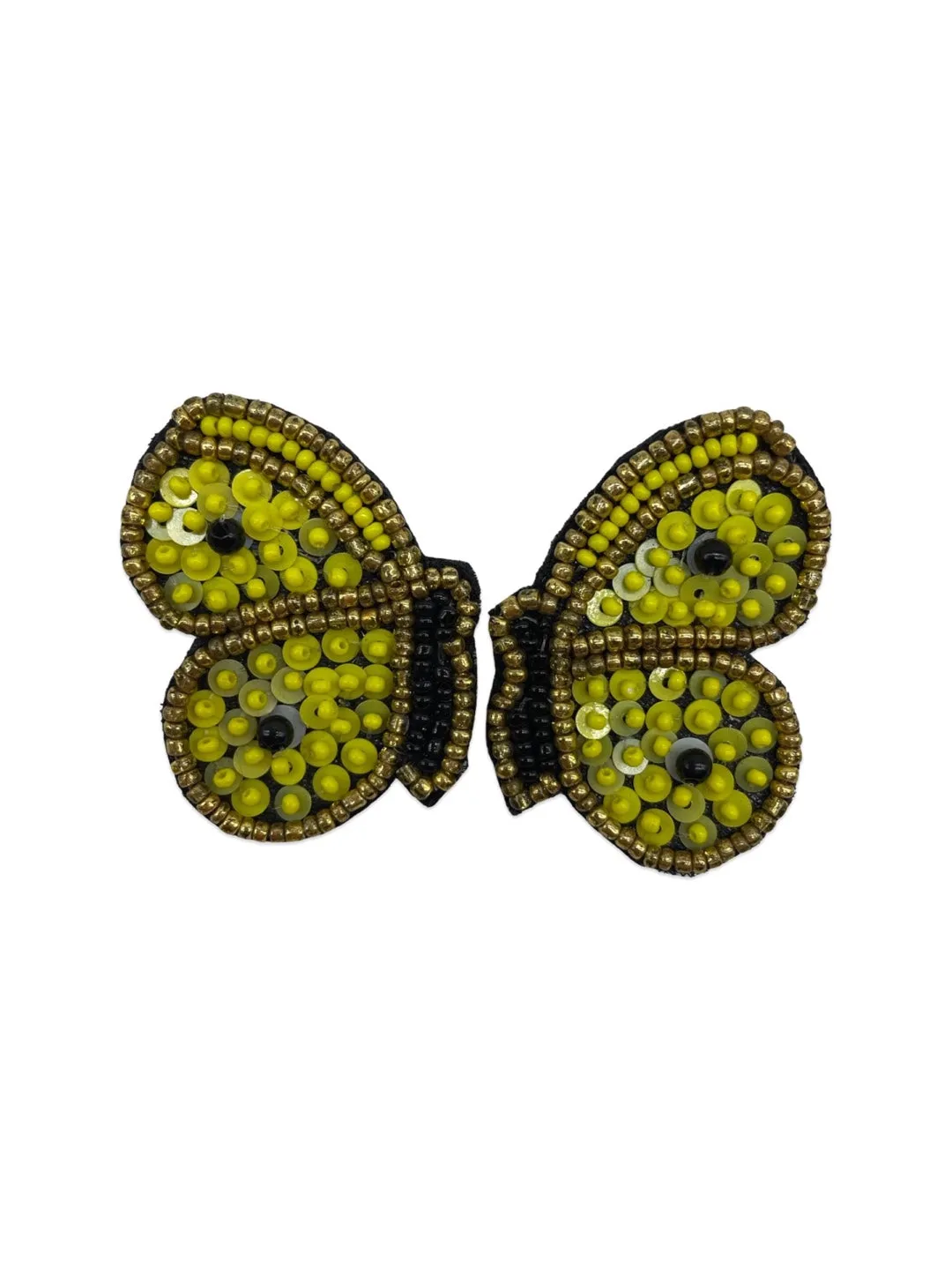 Colourful Beaded Butterfly Earrings