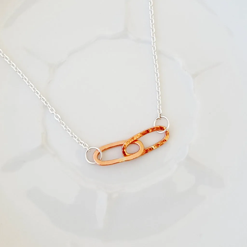 Connections in Copper -Necklace