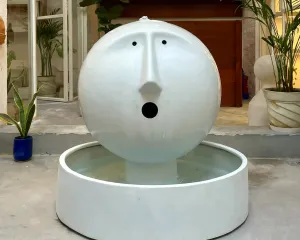 Cool Head (2 ft) Fountain Sculpture
