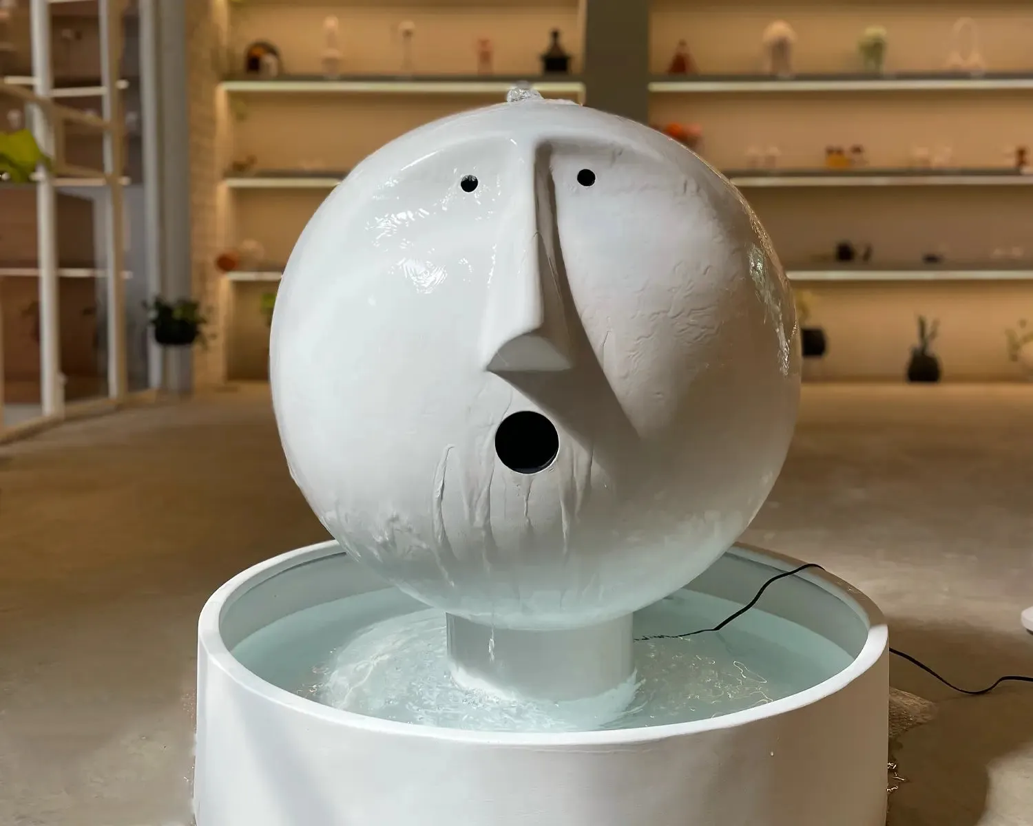 Cool Head (2 ft) Fountain Sculpture