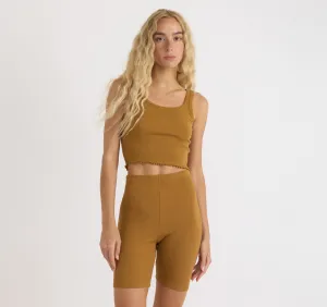 Core Rib Crop Tank Top