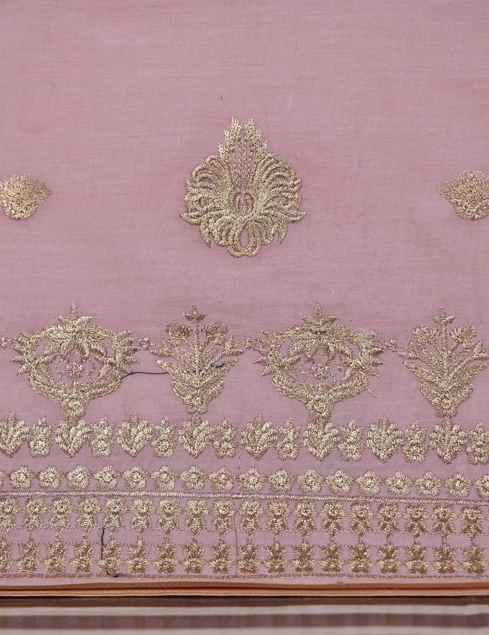 Cotton Embroidered Stitched Kurti - Dazzling Daisy (T20-046B-Pink)