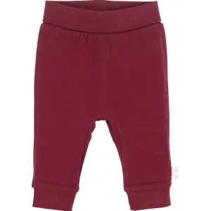 Cotton Jersey Trousers - Dark Red