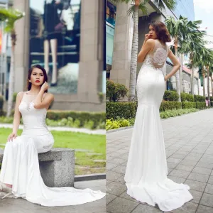 Couture Silk Gown with Embroidery and Hand Beading (#PB068)