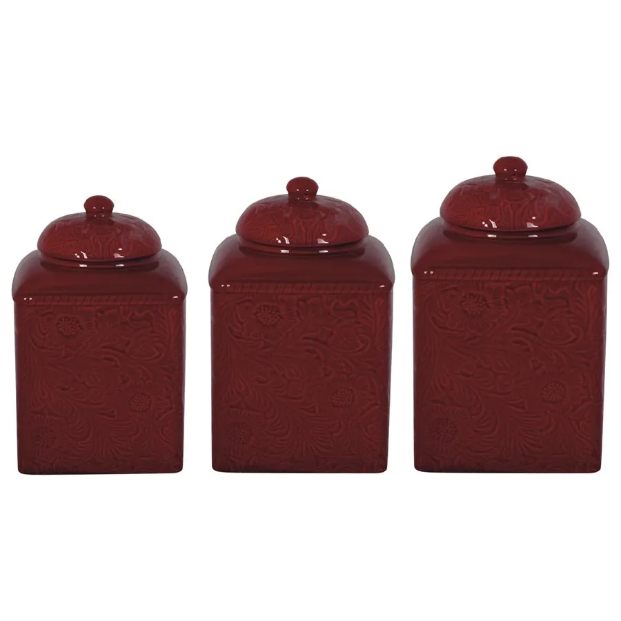 Covered Canister Set